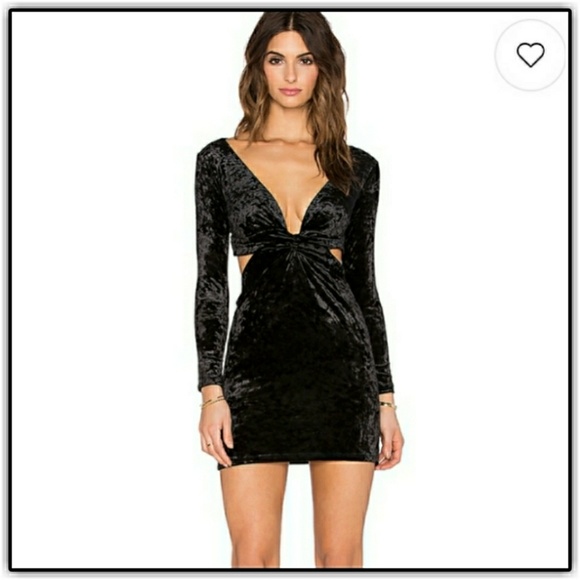 Blue Life Dresses & Skirts - NWT Revolve Blue Life Black Velvet BB Dress
